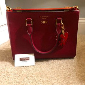 Henri Bendel W 57th Small Turnlock Satchel